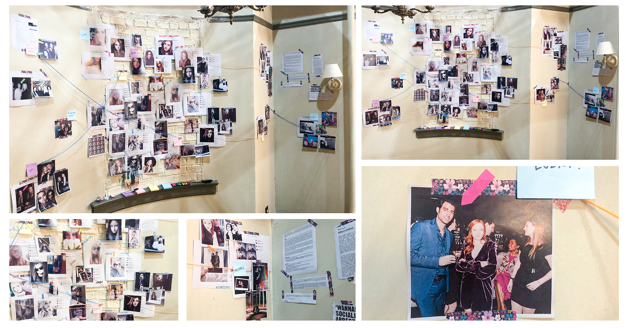 Inventing Anna, Instagram Wall