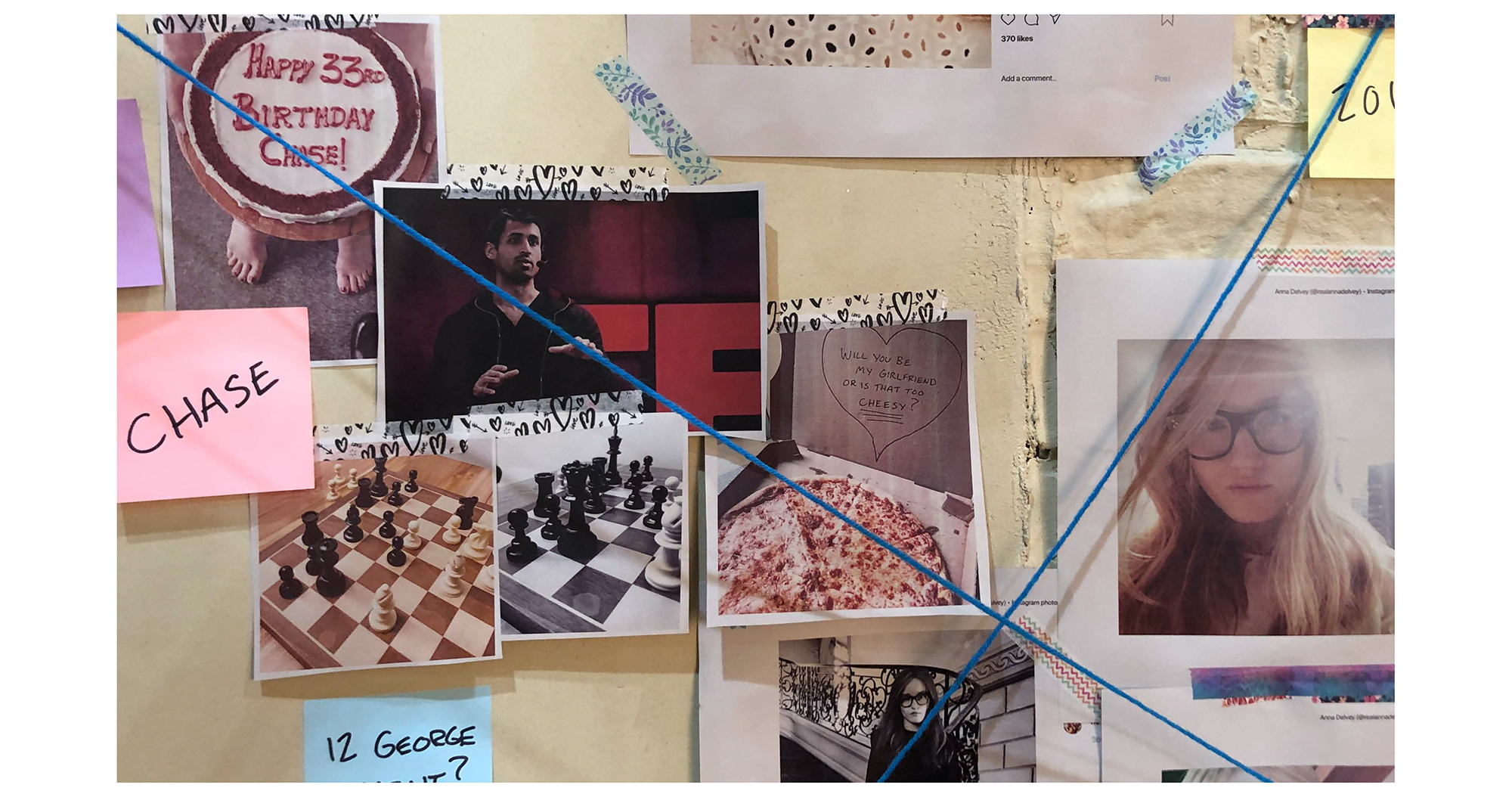 Inventing Anna, Instagram Wall