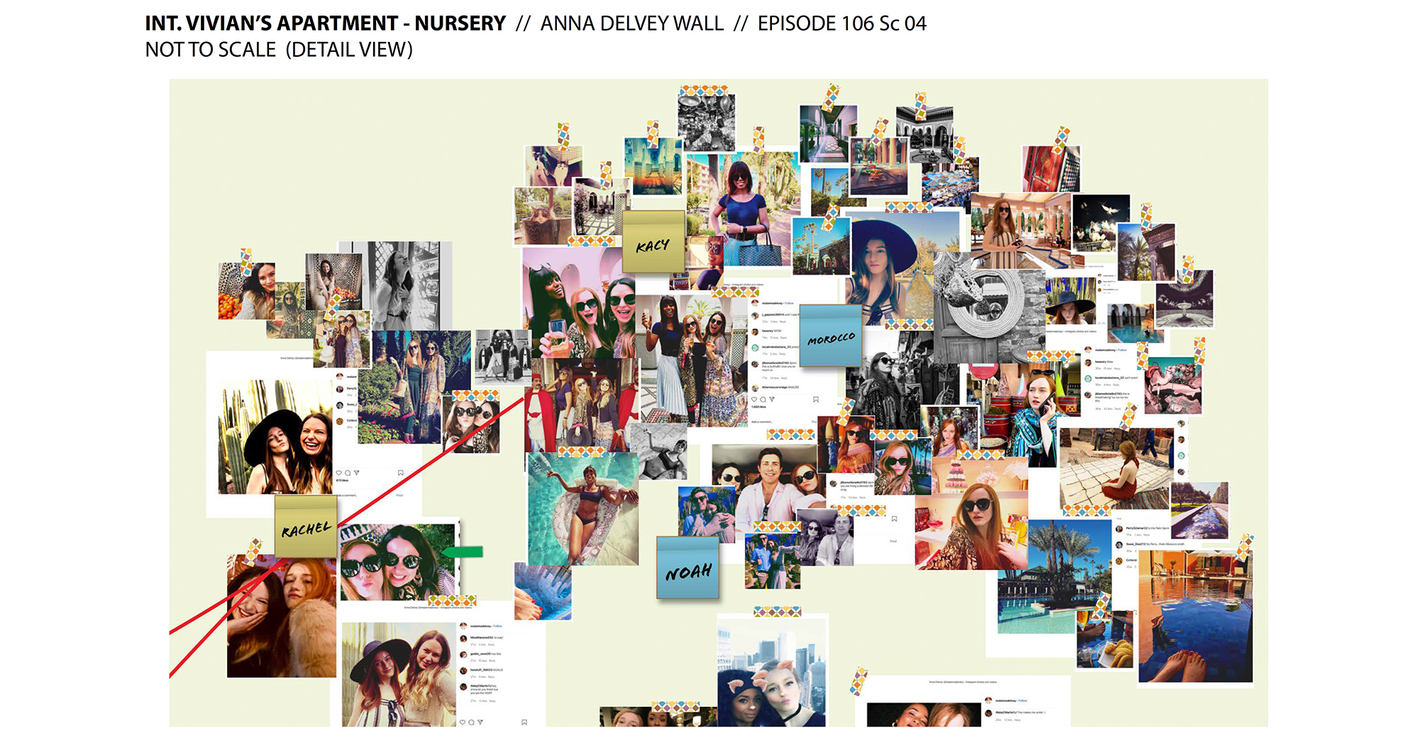Inventing Anna, Instagram Wall