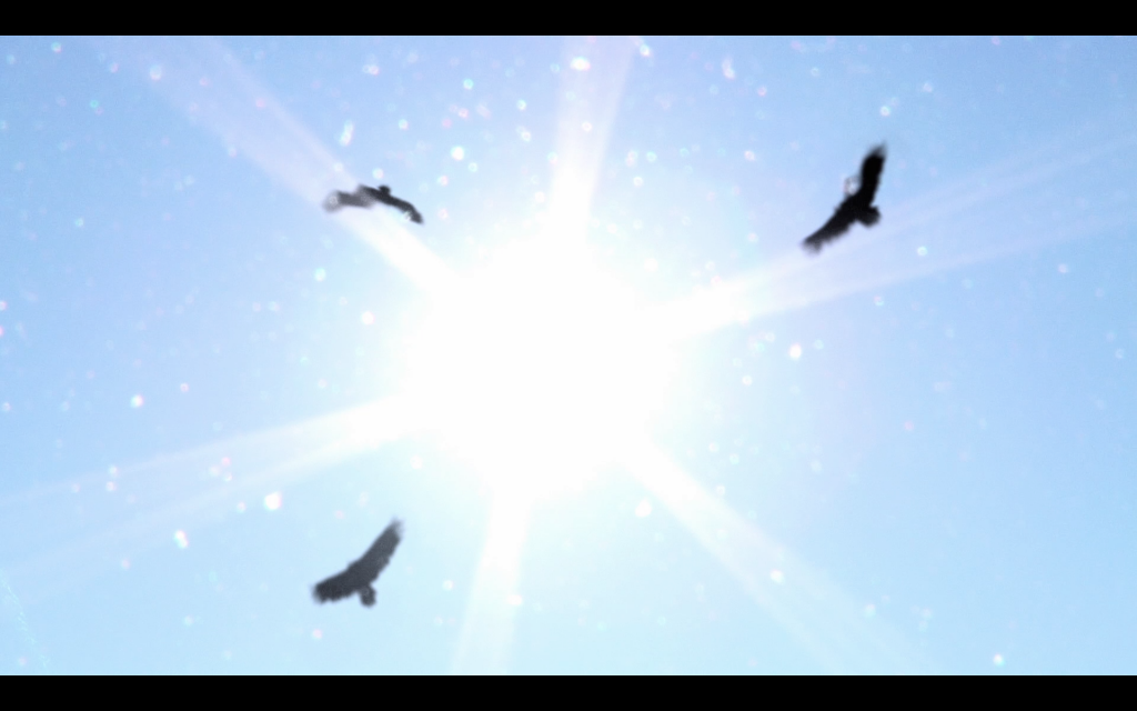 Vultures circle menacingly over the cadets at the dig site.